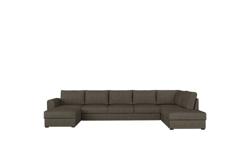Taberk Sovesofa med Divan och Schäslong 5-sits - Brun - Møbler - Sofaer - Sovesofaer