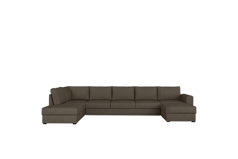 Taberk Sovesofa med Divan och Schäslong 5-sits - Brun - Møbler - Sofaer - Sovesofaer