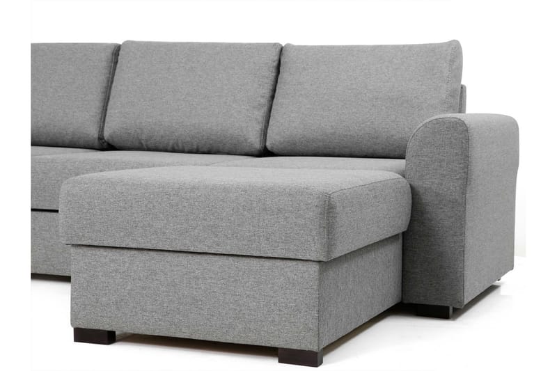 Taberk Sovesofa med Sjeselong og Dobbel Sjeselong 4-seter i Bouclé - Grønn - Møbler - Sofaer - Sovesofaer