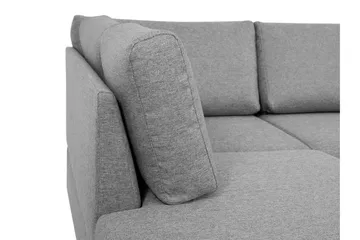 Taberk Sovesofa med Sjeselong og Dobbel Sjeselong 5-seter i Chenille - Blå - Møbler - Sofaer - Sovesofaer