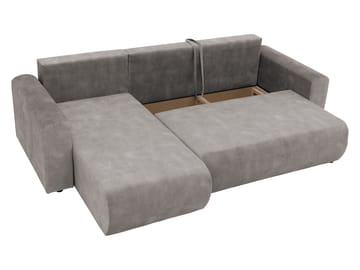 Tacon 3-seters sovesofa med divan - grå - Møbler - Sofaer - Sovesofaer
