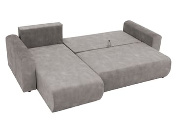 Tacon 3-seters sovesofa med divan - grå - Møbler - Sofaer - Sovesofaer
