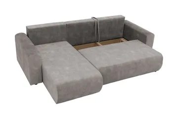 Tacon Sovesofa Med 3-Seters Divan - Blå - Møbler - Sofaer - Sovesofaer