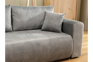 Tacon Sovesofa Med 3-Seters Divan - Blå - Møbler - Sofaer - Sovesofaer