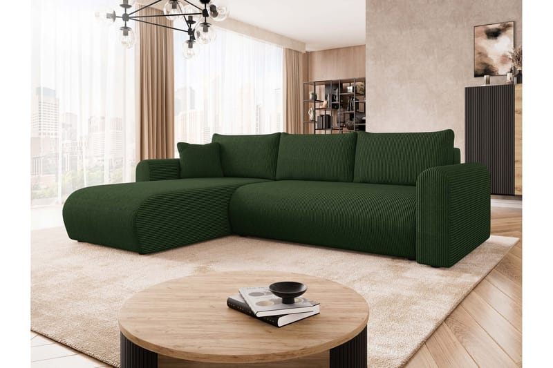 Tacon Sovesofa Med 3-Seters Divan - Grå - Møbler - Sofaer - Sovesofaer
