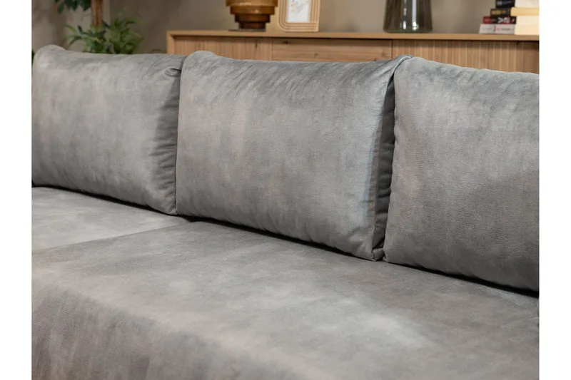 Tacon Sovesofa Med 3-Seters Divan - Gul - Møbler - Sofaer - Sovesofaer