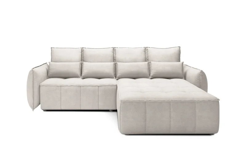 Takara Sovesofa med Divan 3-seter - Beige - Møbler - Sofaer - Sovesofaer