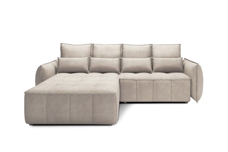 Takara Sovesofa med Divan 3-seter - Beige - Møbler - Sofaer - Sovesofaer