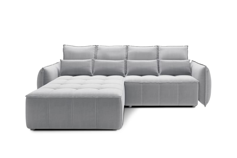 Takara Sovesofa med Divan 3-seter - Grå - Møbler - Sofaer - Sovesofaer