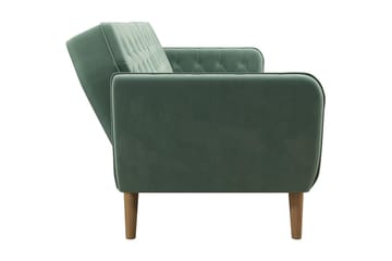 TallulaH 2-seters Sovesofa Fløyel/Lysegrønn - Novogratz - Møbler - Sofaer - Sovesofaer