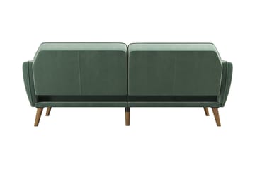 TallulaH 2-seters Sovesofa Fløyel/Lysegrønn - Novogratz - Møbler - Sofaer - Sovesofaer