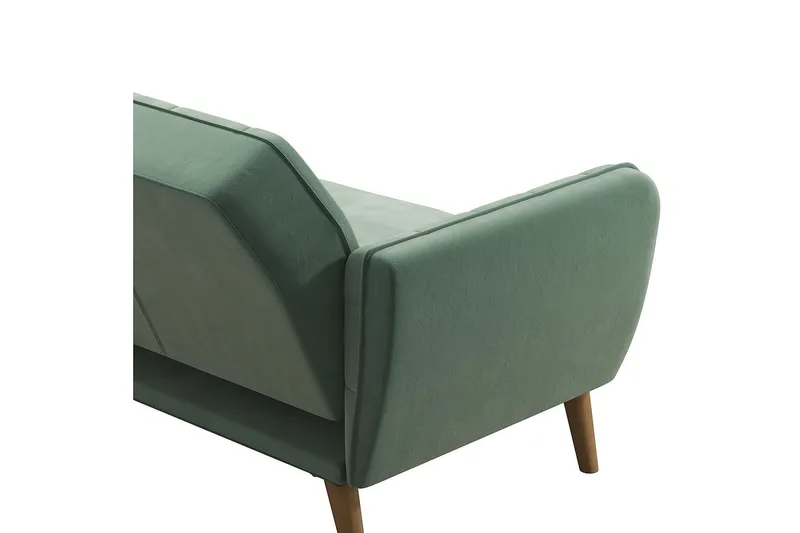 TallulaH 2-seters Sovesofa Fløyel/Lysegrønn - Novogratz - Møbler - Sofaer - Sovesofaer