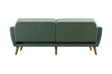 TallulaH 2-seters Sovesofa Fløyel/Lysegrønn - Novogratz - Møbler - Sofaer - Sovesofaer