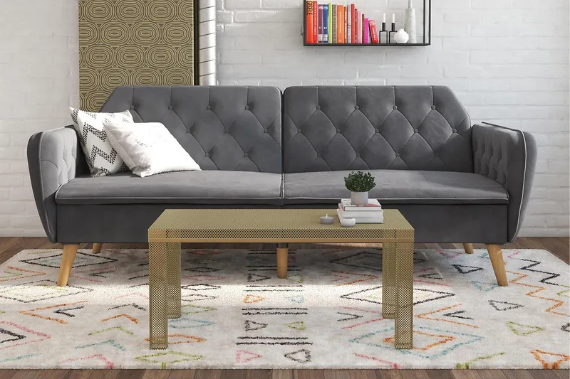 TallulaH 2-seters Sovesofa Grå - Novogratz - Møbler - Sofaer - Sovesofaer