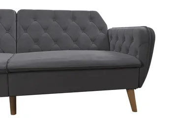 TallulaH 2-seters Sovesofa Grå - Novogratz - Møbler - Sofaer - Sovesofaer