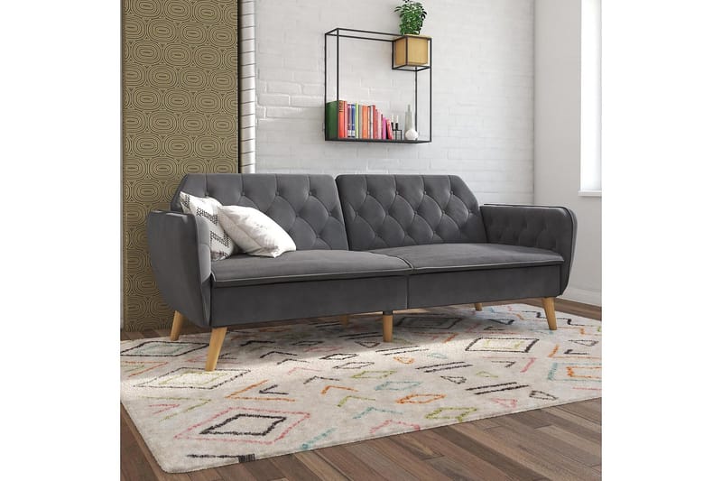 TallulaH 2-seters Sovesofa Grå - Novogratz - Møbler - Sofaer - Sovesofaer