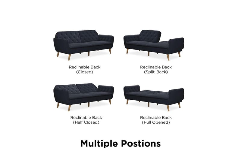 TallulaH 2-seters Sovesofa Marineblå - Novogratz - Møbler - Sofaer - Sovesofaer