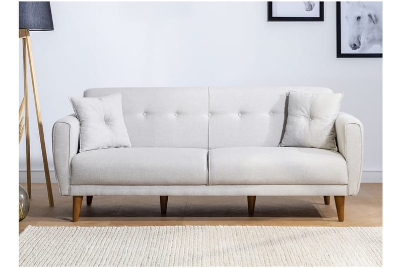 Tamatha Sovesofa 3-seter - Beige - Møbler - Sofaer - Sovesofaer