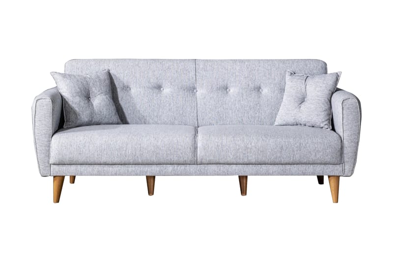 Tamatha Sovesofa 3-seter - Grå - Møbler - Sofaer - Sovesofaer