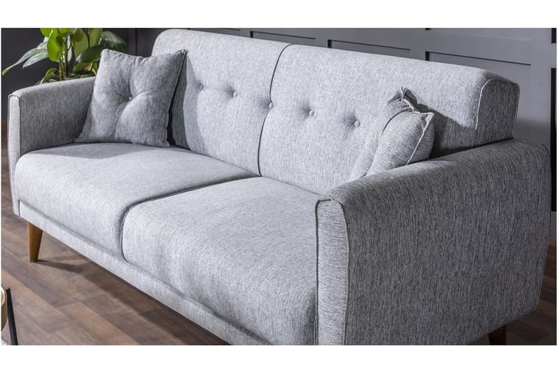 Tamatha Sovesofa 3-seter - Grå - Møbler - Sofaer - Sovesofaer