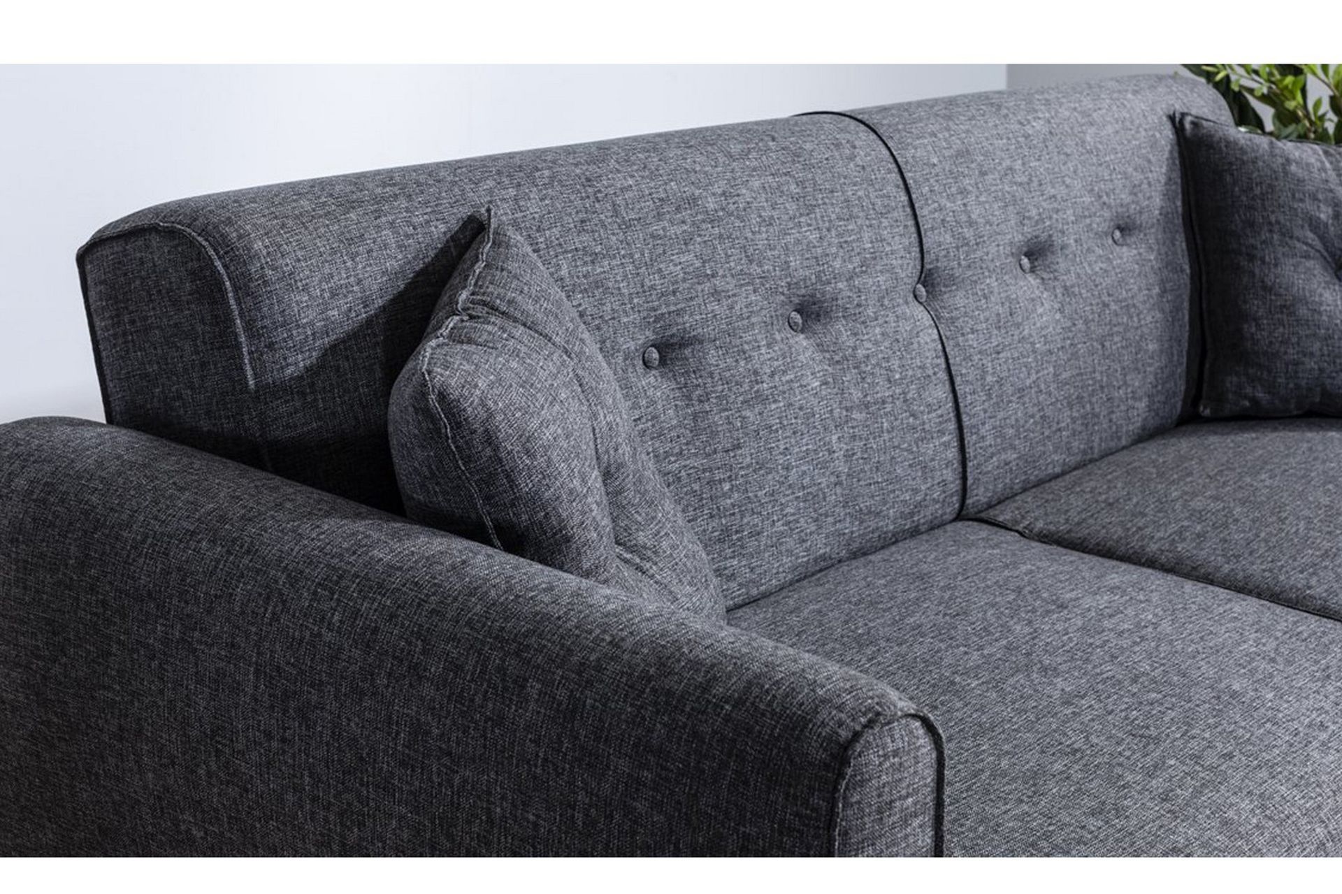 Tamatha Sovesofa 3-seter - Mørkegrå - Møbler - Sofaer - Sovesofaer