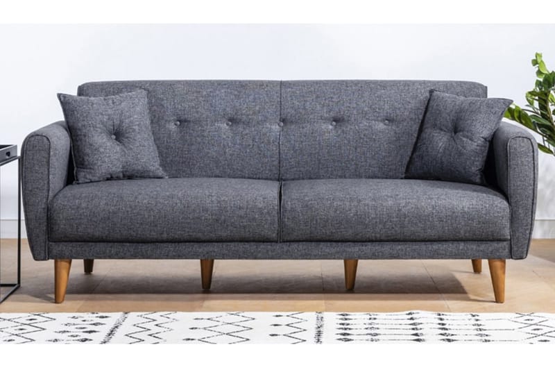 Tamatha Sovesofa 3-seter - Mørkegrå - Møbler - Sofaer - Sovesofaer