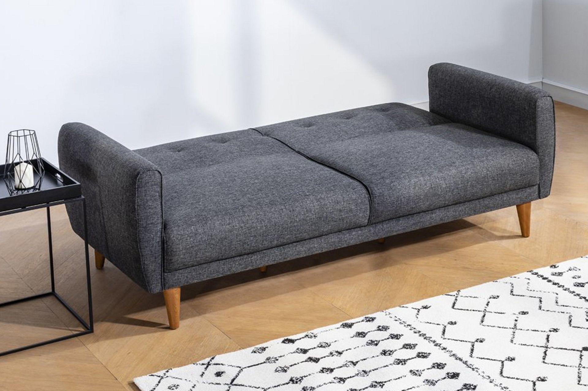 Tamatha Sovesofa 3-seter - Mørkegrå - Møbler - Sofaer - Sovesofaer