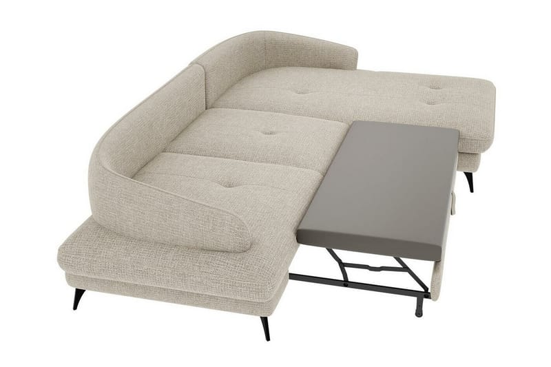 Telford 3-seters Hjørnesovesofa - Beige - Møbler - Sofaer - Sovesofaer