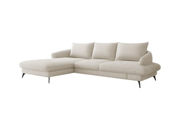 Telford 3-seters Hjørnesovesofa - Beige - Møbler - Sofaer - Sovesofaer