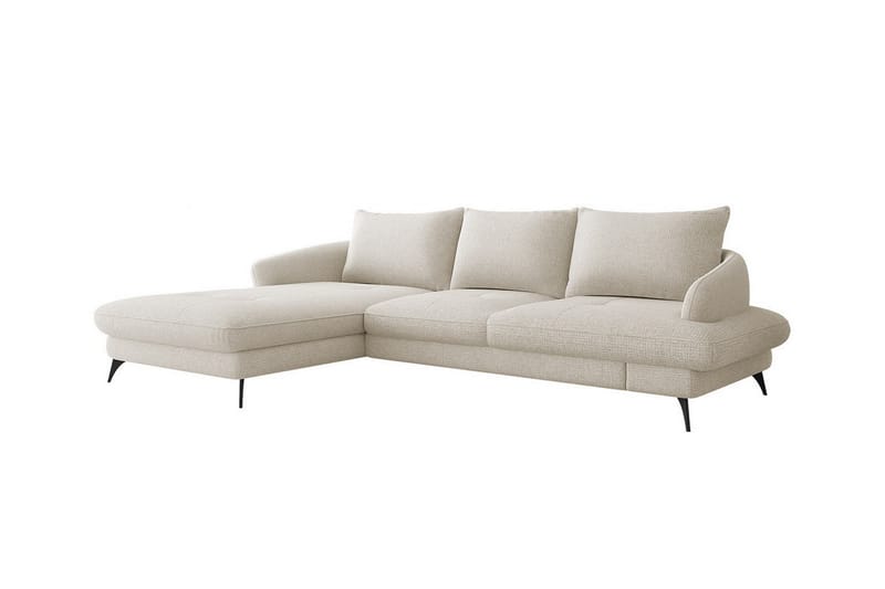 Telford 3-seters Hjørnesovesofa - Beige - Sovesofaer - Hjørnesovesofa