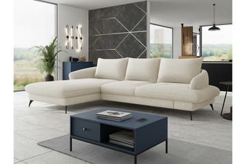 Telford 3-seters Hjørnesovesofa - Beige - Møbler - Sofaer - Sovesofaer
