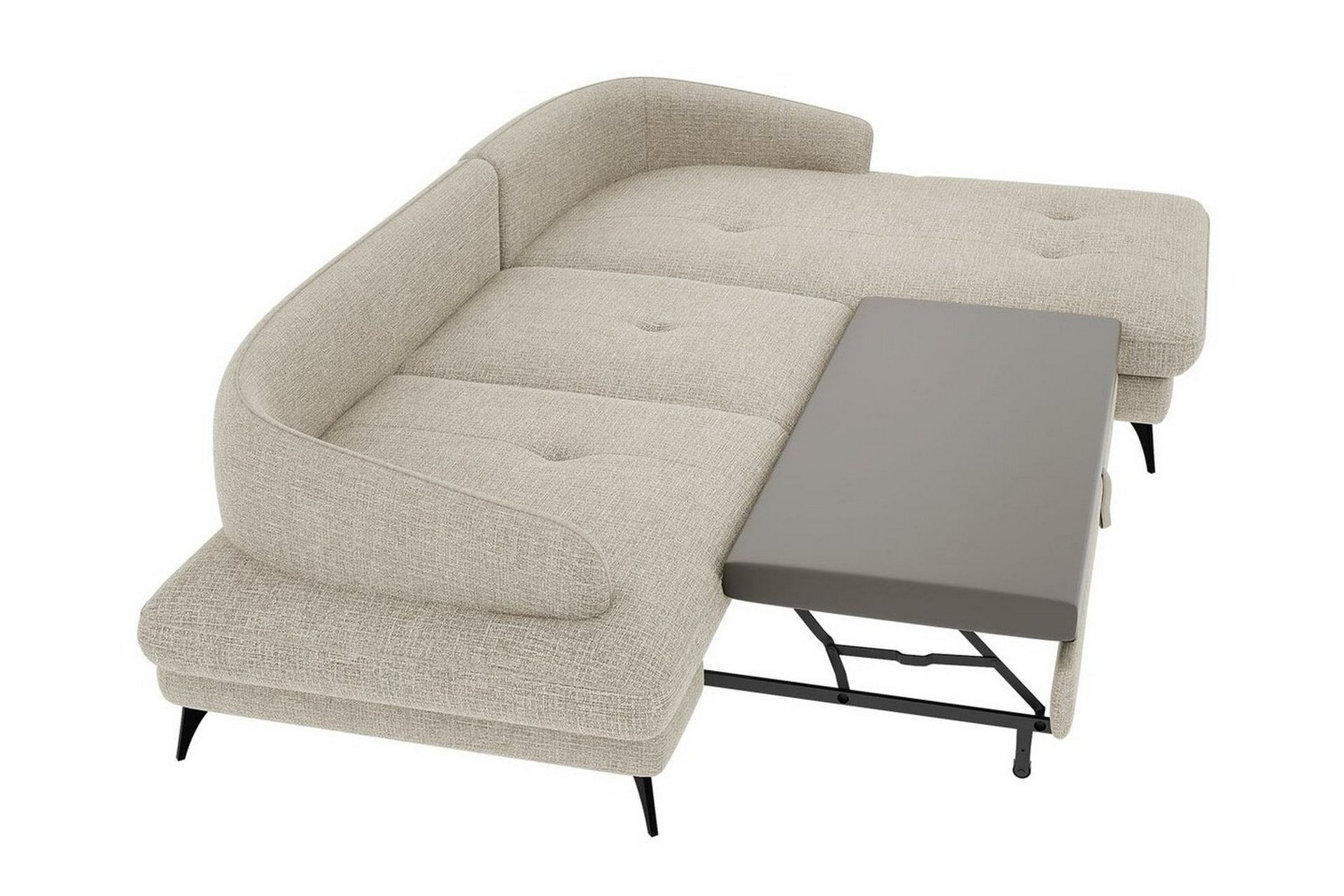 Telford 3-seters Hjørnesovesofa - Beige - Møbler - Sofaer - Sovesofaer