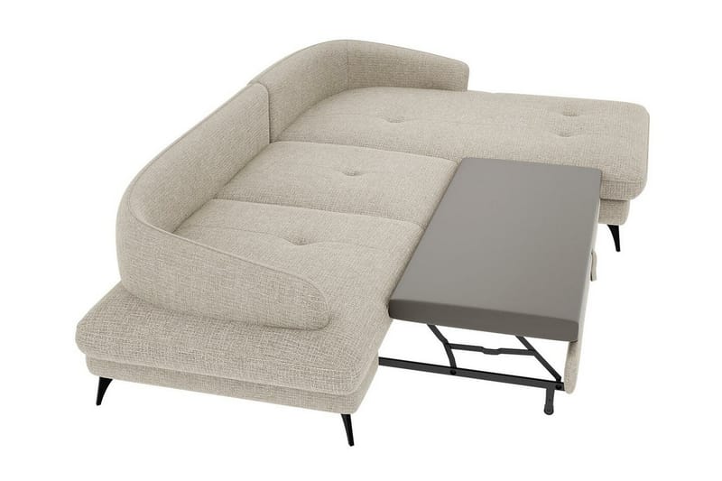 Telford 3-seters Hjørnesovesofa - Beige - Møbler - Sofaer - Sovesofaer