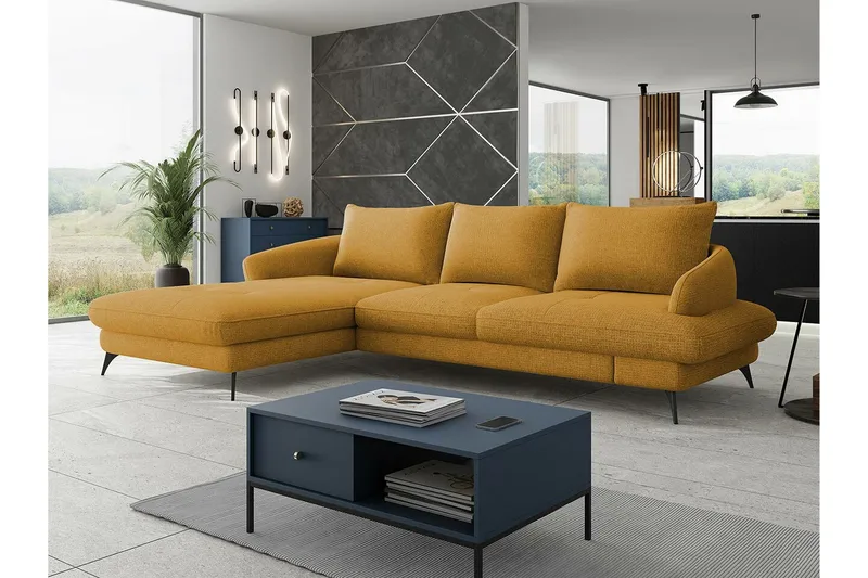 Telford 3-seters Hjørnesovesofa - Møbler - Sofaer - Sovesofaer