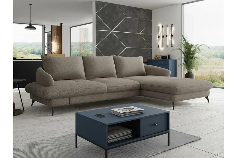 Telford 3-seters Hjørnesovesofa - Møbler - Sofaer - Sovesofaer