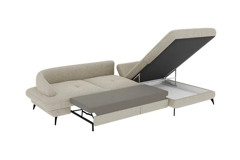 Telford 3-seters Hjørnesovesofa - Møbler - Sofaer - Sovesofaer