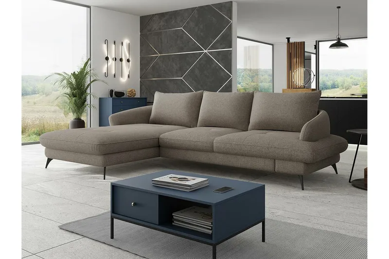 Telford 3-seters Hjørnesovesofa - Møbler - Sofaer - Sovesofaer