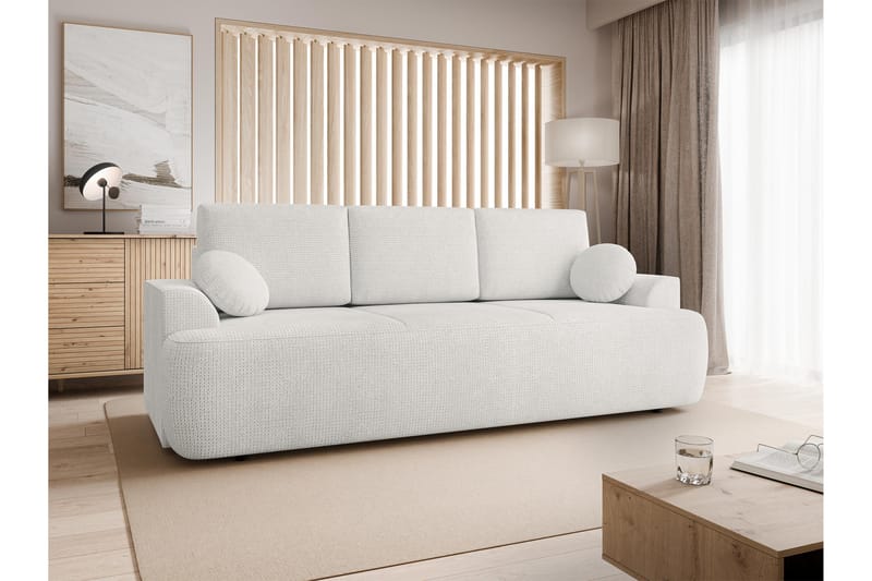 Terros Sovesofa 3-seter - Hvit - Møbler - Sofaer - Sovesofaer