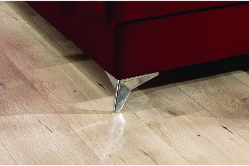 Theriago Hjørnesovesofa med Divan Venstre - Rød - Møbler - Sofaer - Sovesofaer