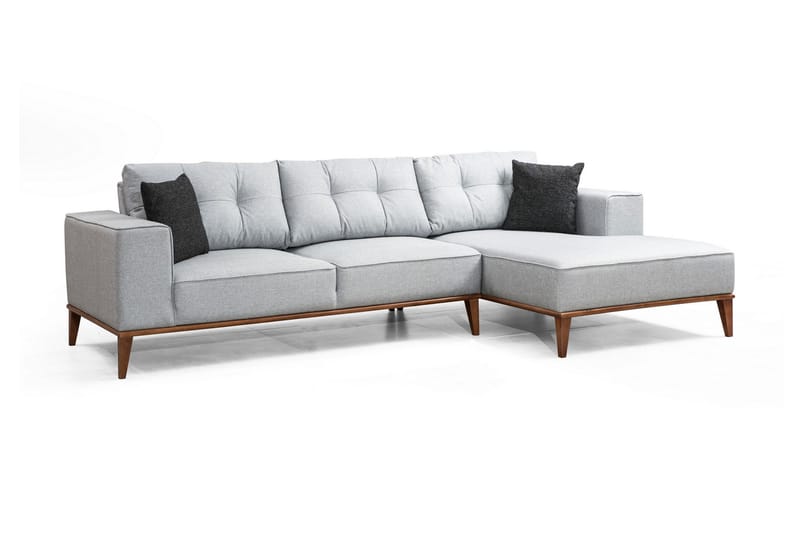 Thrill Sovesofa med Divan Høyre - Grå - Møbler - Sofaer - Sovesofaer
