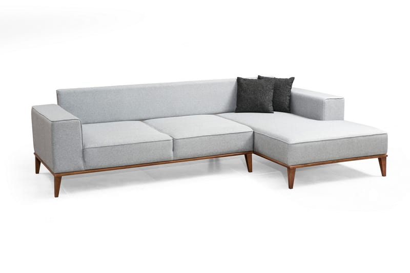 Thrill Sovesofa med Divan Høyre - Grå - Møbler - Sofaer - Sovesofaer