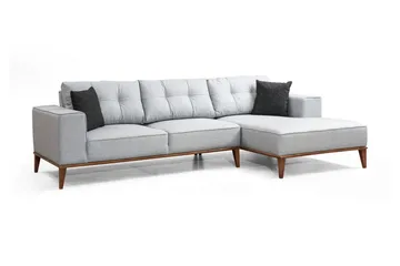 Thrill Sovesofa med Divan Høyre - Grå - Møbler - Sofaer - Sovesofaer