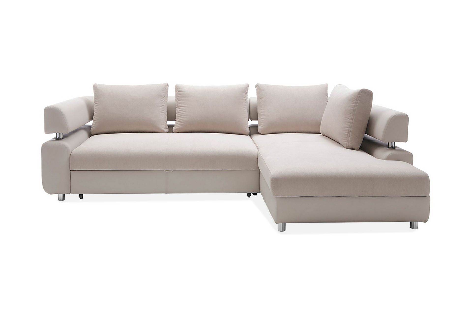 Tiffany L-Sovesofa Høyre - Beige - Møbler - Sofaer - Sovesofaer
