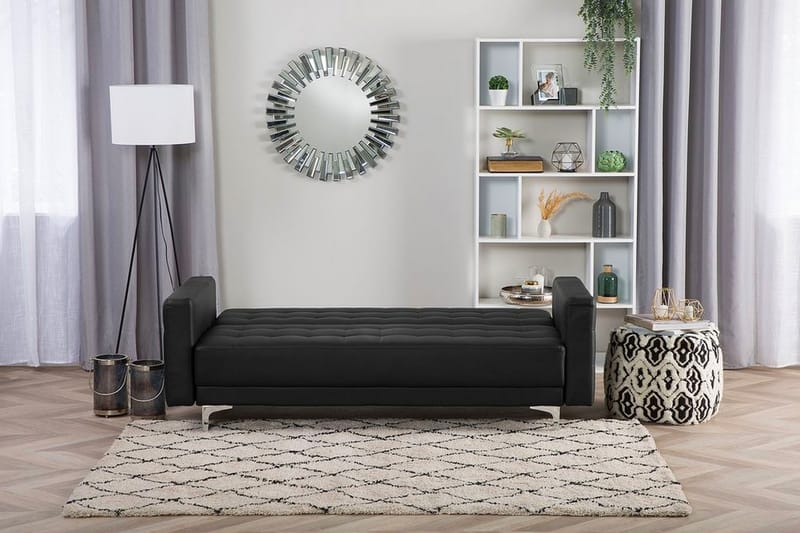 Toomey Sofa Kunstlær - Svart - Møbler - Sofaer - Sovesofaer