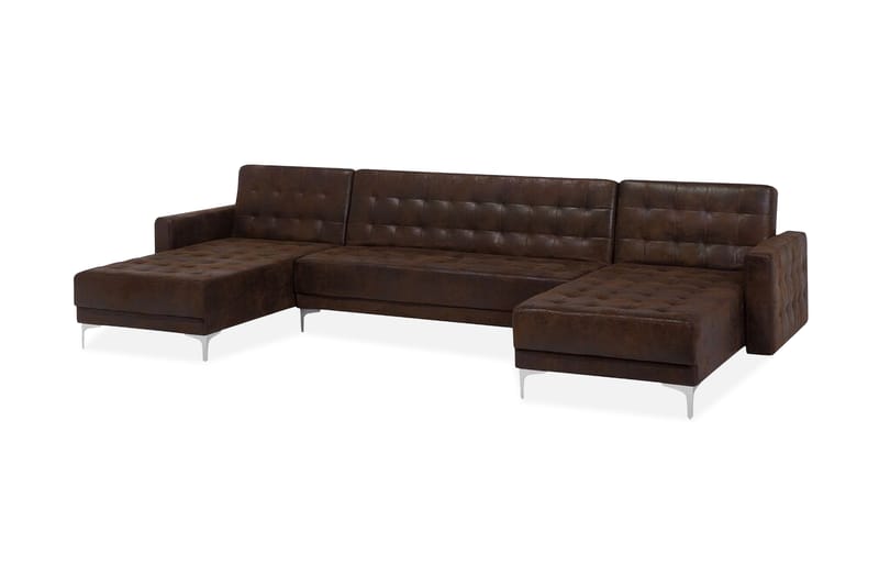 Toomey Sovesofa med Divan - Brun - Møbler - Sofaer - Sovesofaer