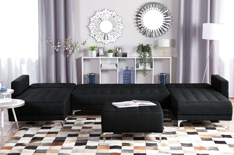 Toomey Sovesofa med Divan - Grå - Møbler - Sofaer - Sovesofaer