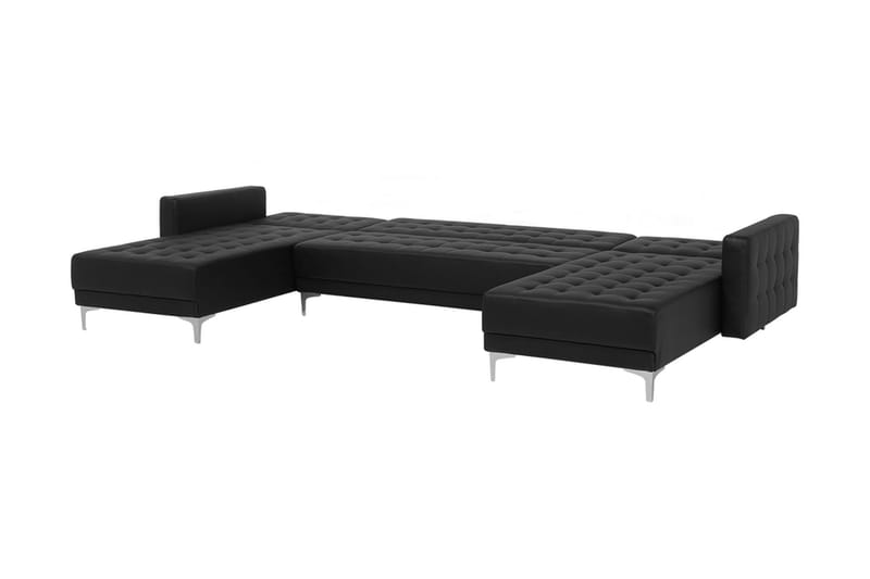 Toomey Sovesofa med Divan - Svart - Møbler - Sofaer - Sovesofaer