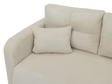 Toren sovesofa med oppbevaring og divan høyre - Grå - Møbler - Sofaer - Sovesofaer