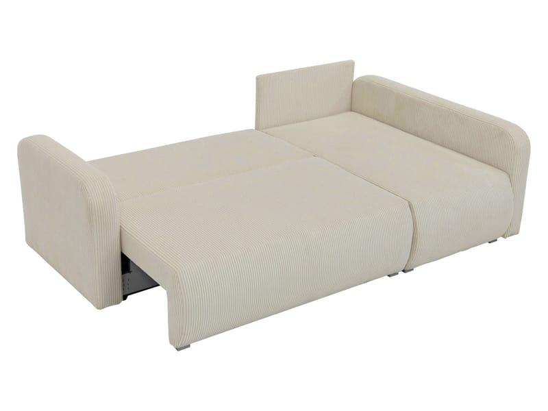 Toren sovesofa med oppbevaring og divan venstre - Svart - Møbler - Sofaer - Sovesofaer