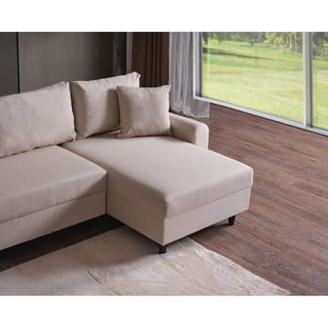 Torlan 3-seters Hjørnesovesofa - Beige - Møbler - Sofaer - Sovesofaer